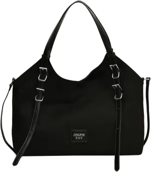 Suede Tote Bag for Women Vegan Leather Shoulder Slouchy Bag Suede Purse Satchel Bag Handbag Travel Office Handbag Fall