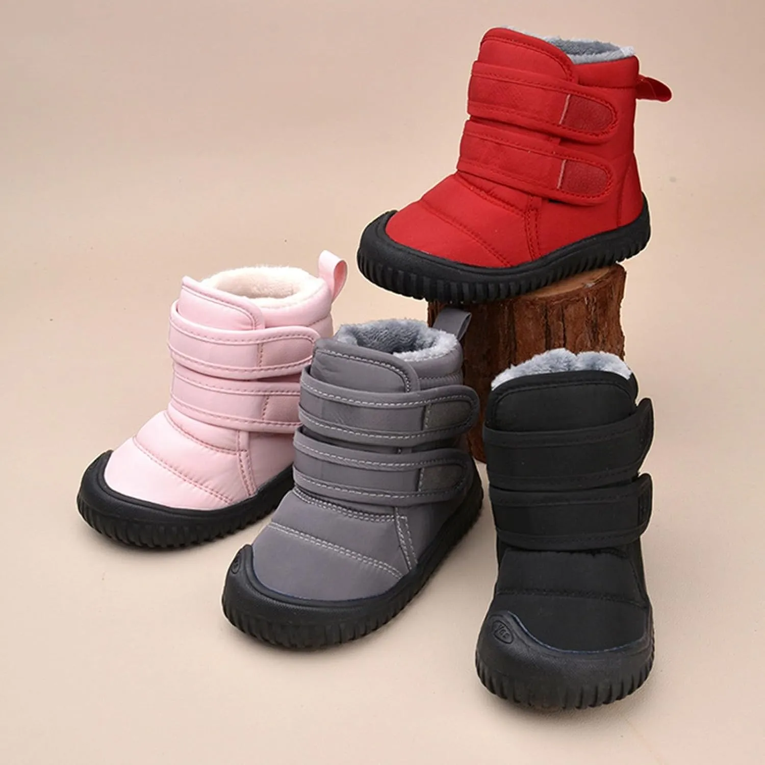 Toddler Baby Snow Boots Winter Boys Girls Cold Weather Baby Faux Fr Shoes Kids Winter Boots For Girls Waterproof