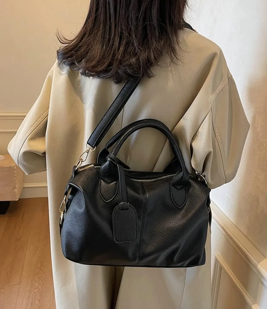 Top Handle Bags for Women Soft Leather Handbag Clutch Tote Bag Shoulder Satchels Purse Crossbody Bags Pillow Purse