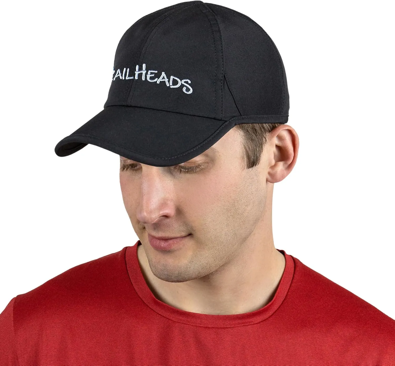 TrailHeads Mens Running Hat with UV Protection | Quick Dry Sports Hats for Men | UPF 50 Hats | Summer Hats for Men