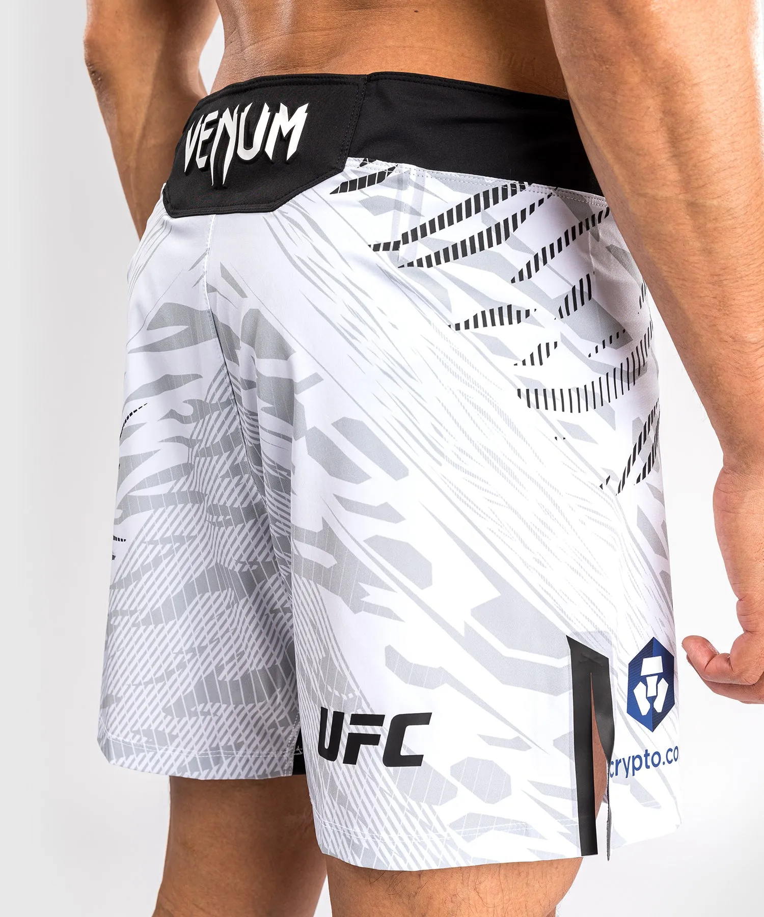 UFC Fusion by Venum Authentic Fight Night Men’s Fight Short - Short Fit - White