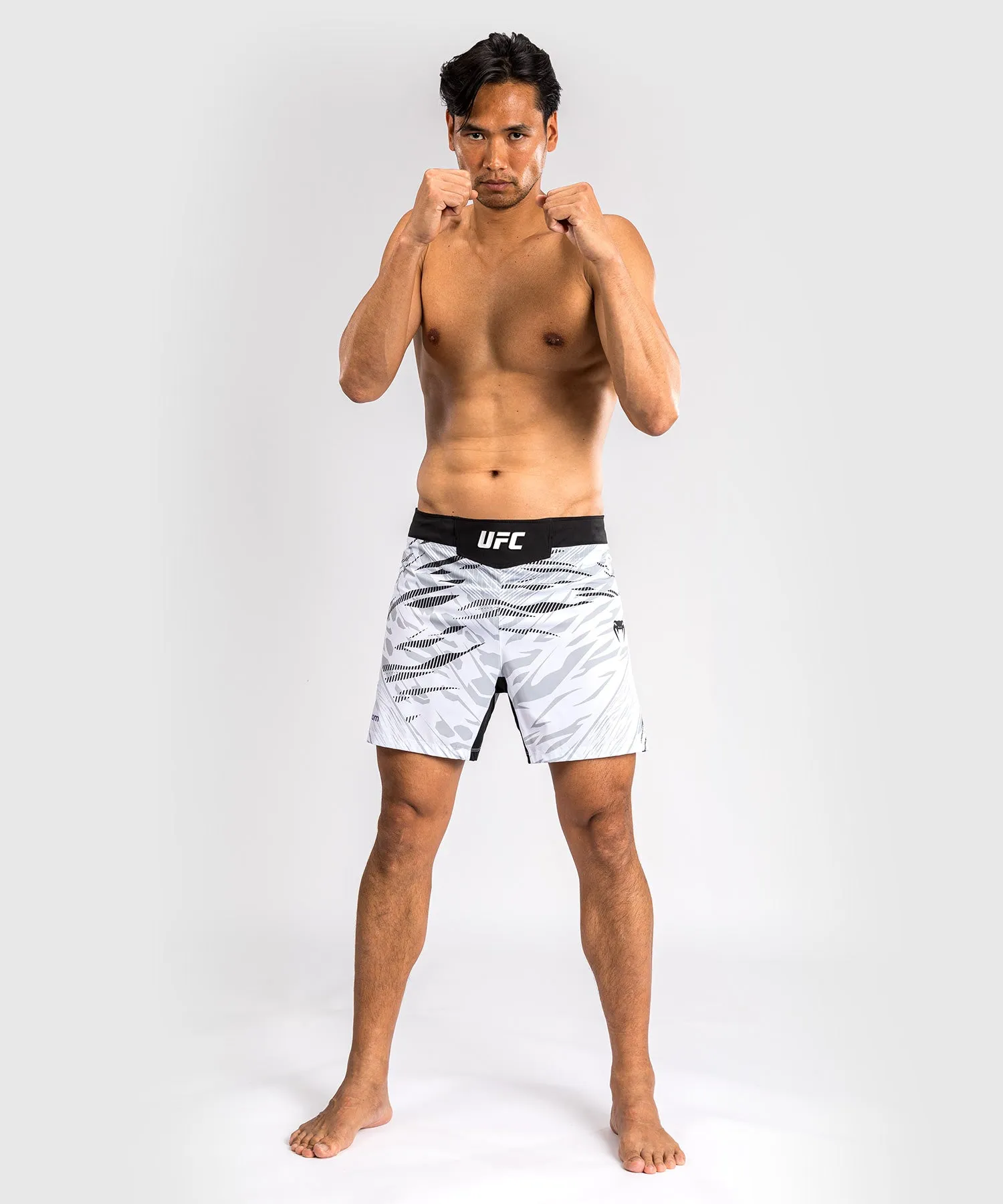 UFC Fusion by Venum Authentic Fight Night Men’s Fight Short - Short Fit - White