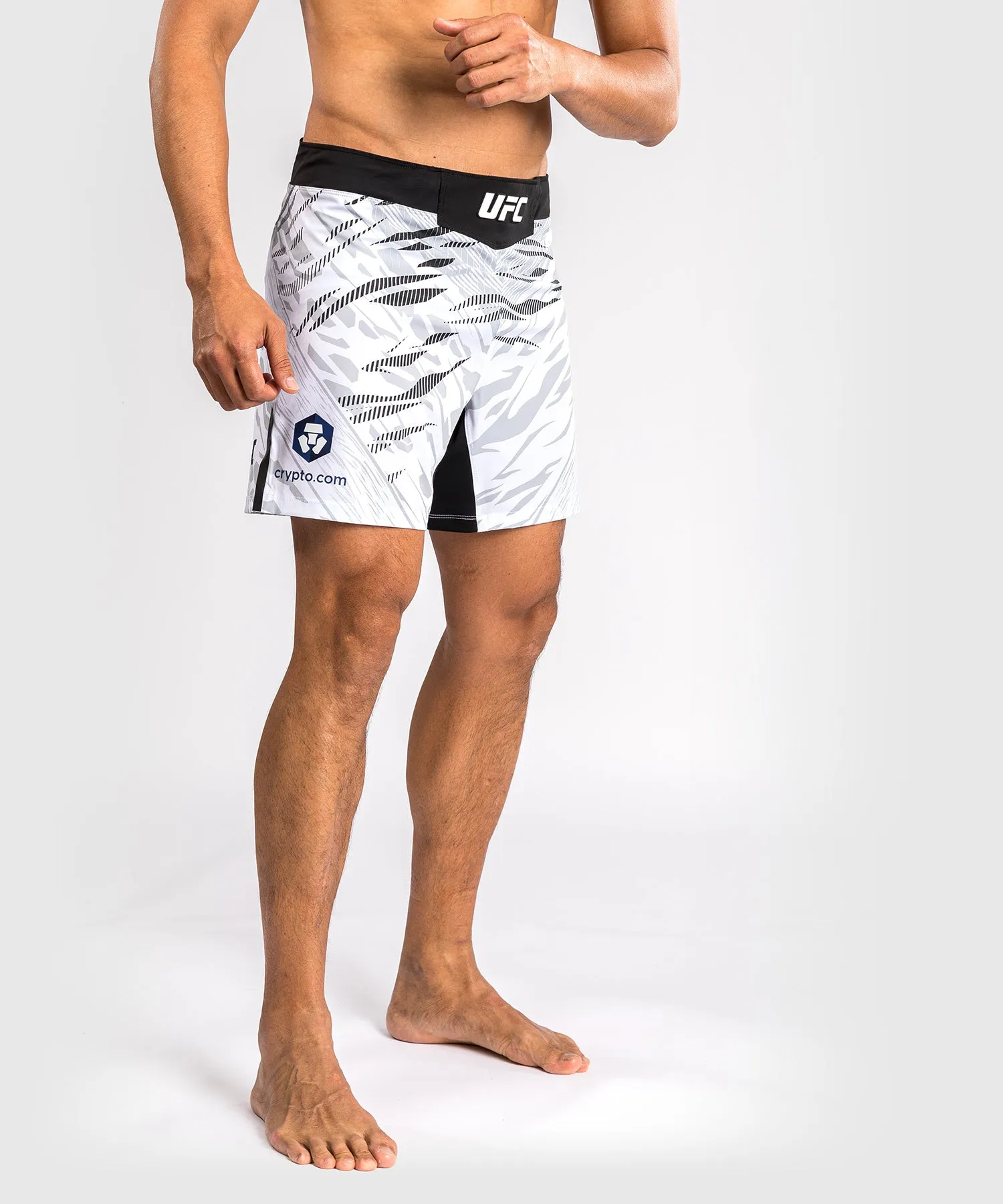 UFC Fusion by Venum Authentic Fight Night Men’s Fight Short - Short Fit - White