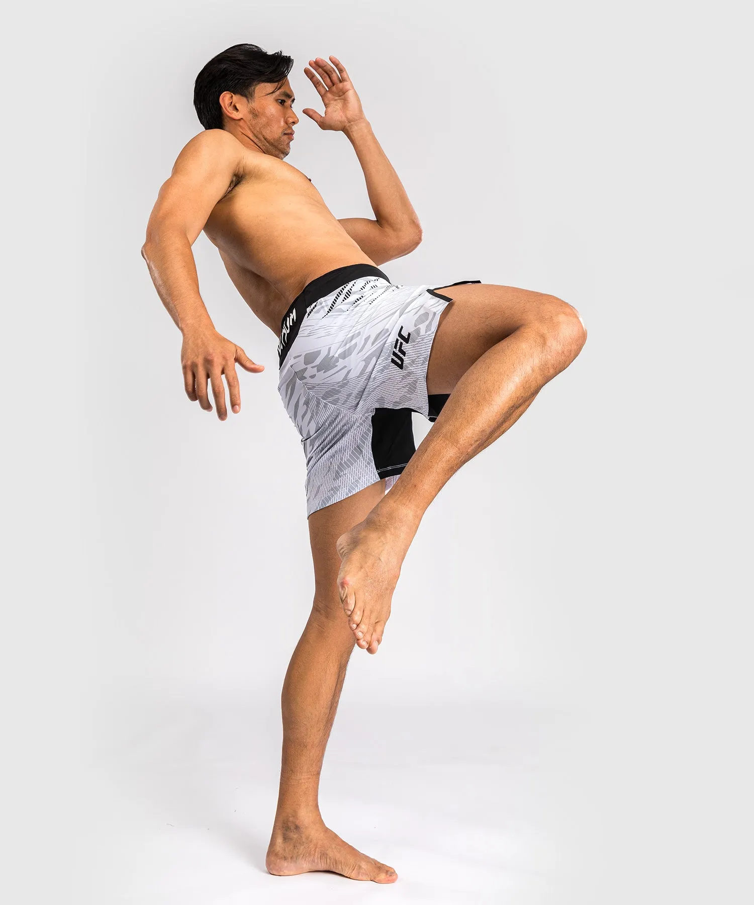 UFC Fusion by Venum Authentic Fight Night Men’s Fight Short - Short Fit - White