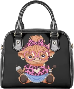 Waterproof Purses and Handbags for Women, Tote Shoulder Bag Satchel Purse PU Leather Top Handle Bag