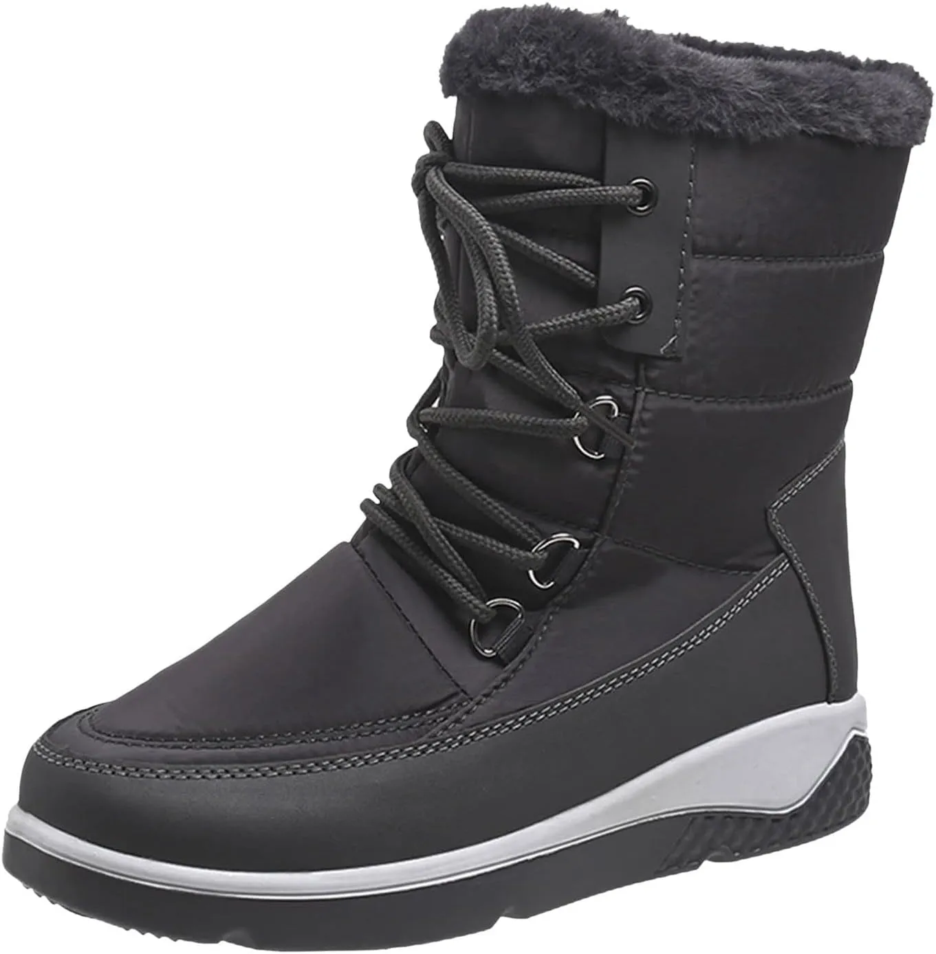Waterproof Snow Boots for Women Cute Womens Boots Winter Fashion Woman Winter Boots with Fur Women's Snow Boots Anti-Slip Waterproof Botas De Invierno Para Mujer Elegantes