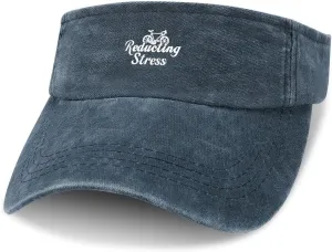 Weapon of Stress Reduction Biking Sun Visor Sport Dad Cap Denim Hat Adjustable Cooling Empty Top Caps for Adult