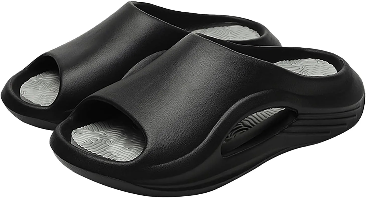 Wedge Sandals for Women Comfortable Wide Width Open Toe Platform Slippers with Arch Support Vacation Beach Shoes