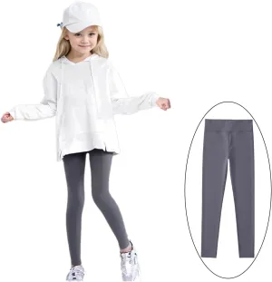 WEONEDREAM Girls Stretchy Leggings Toddler Girls Long Pants Spandex Leggings for Athletic Yoga Biking Dance