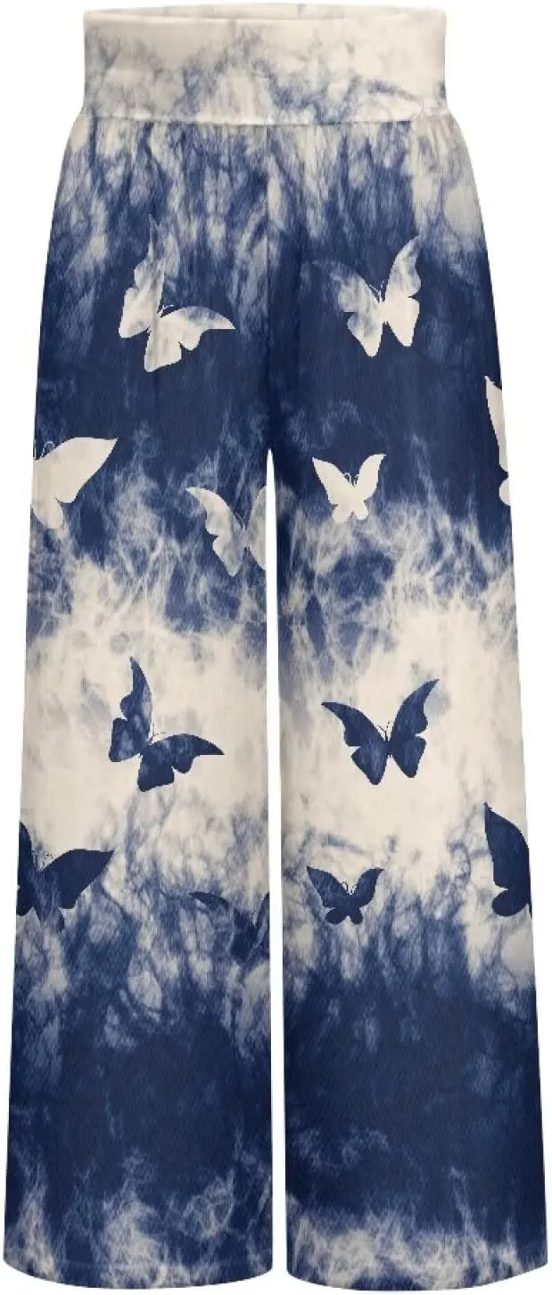 Wide Leg Trouser Pants for Women Plus Size Yoga Pants High Waist Casual Lounge Pant