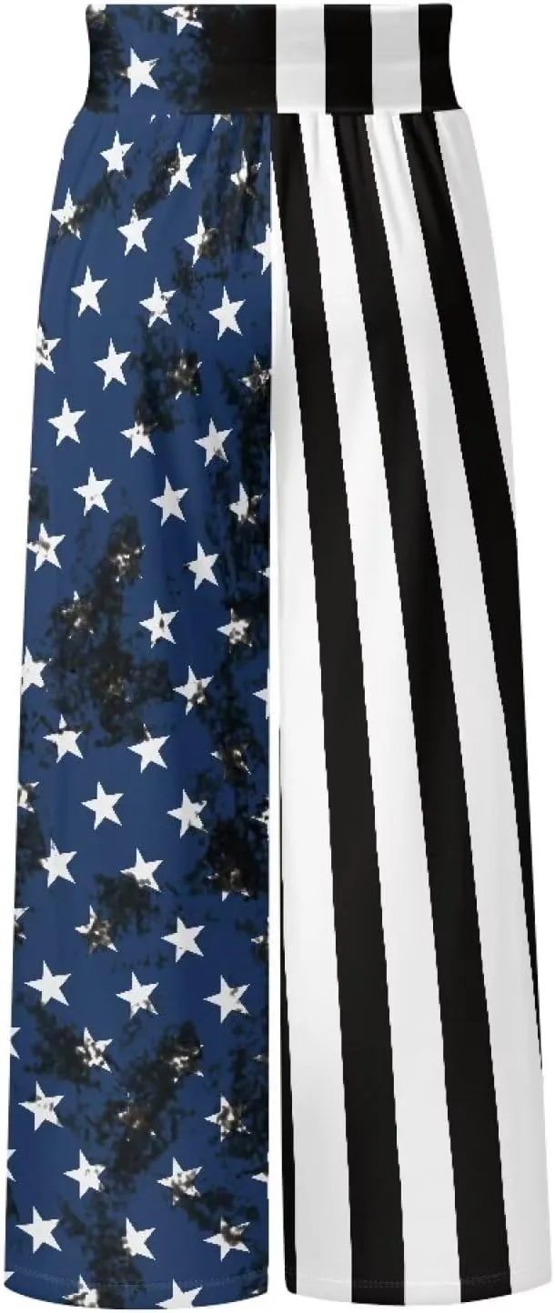 Wide Leg Trouser Pants for Women Plus Size Yoga Pants High Waist Casual Lounge Pant