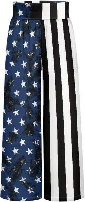 Wide Leg Trouser Pants for Women Plus Size Yoga Pants High Waist Casual Lounge Pant