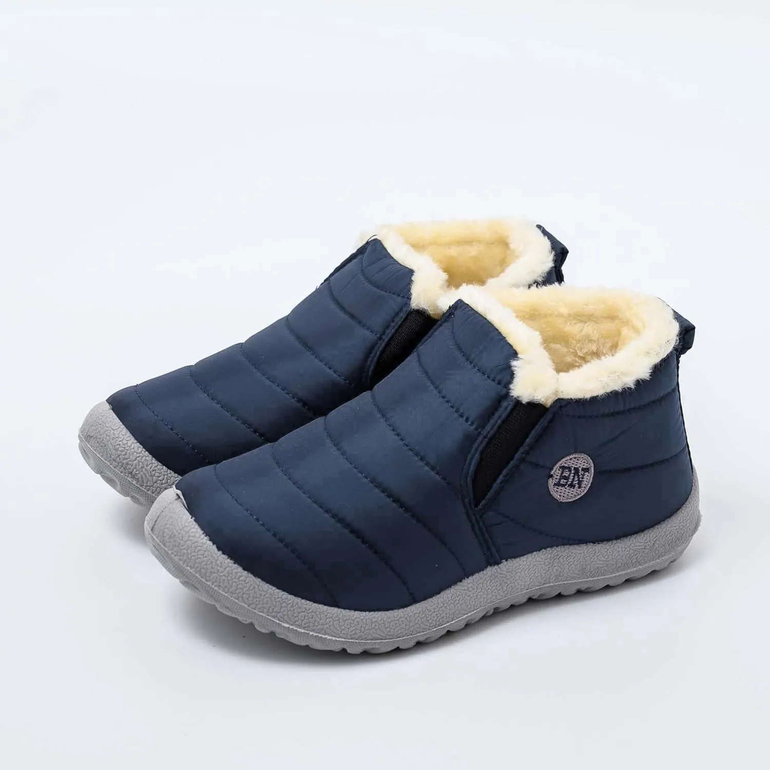 Wide Width Snow Boots for Women Plus Size Womens Winter Boots Waterproof Zipper Waterproof Snow Boots Women Black Wide Calf Snow Boots for Women Waterproof Botas Contra El Agua Para Mujer Cortas