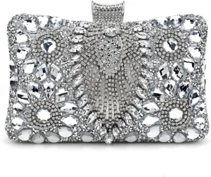 Women Shoulder Bag Rhinestones Shinny Crossbody Bag Glitter Evening Bags for Parties Wedding Clubs