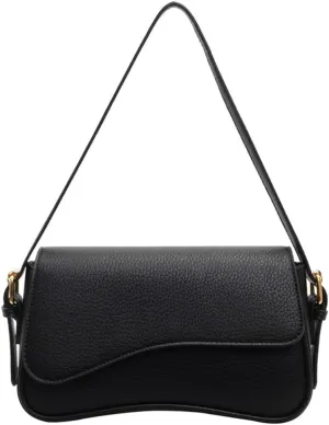 Women Shoulder Bag Simple Saddles Bag PU Leather Messenger Bag Shopping Bag Retro Crossbody Bag for Autumn Winter