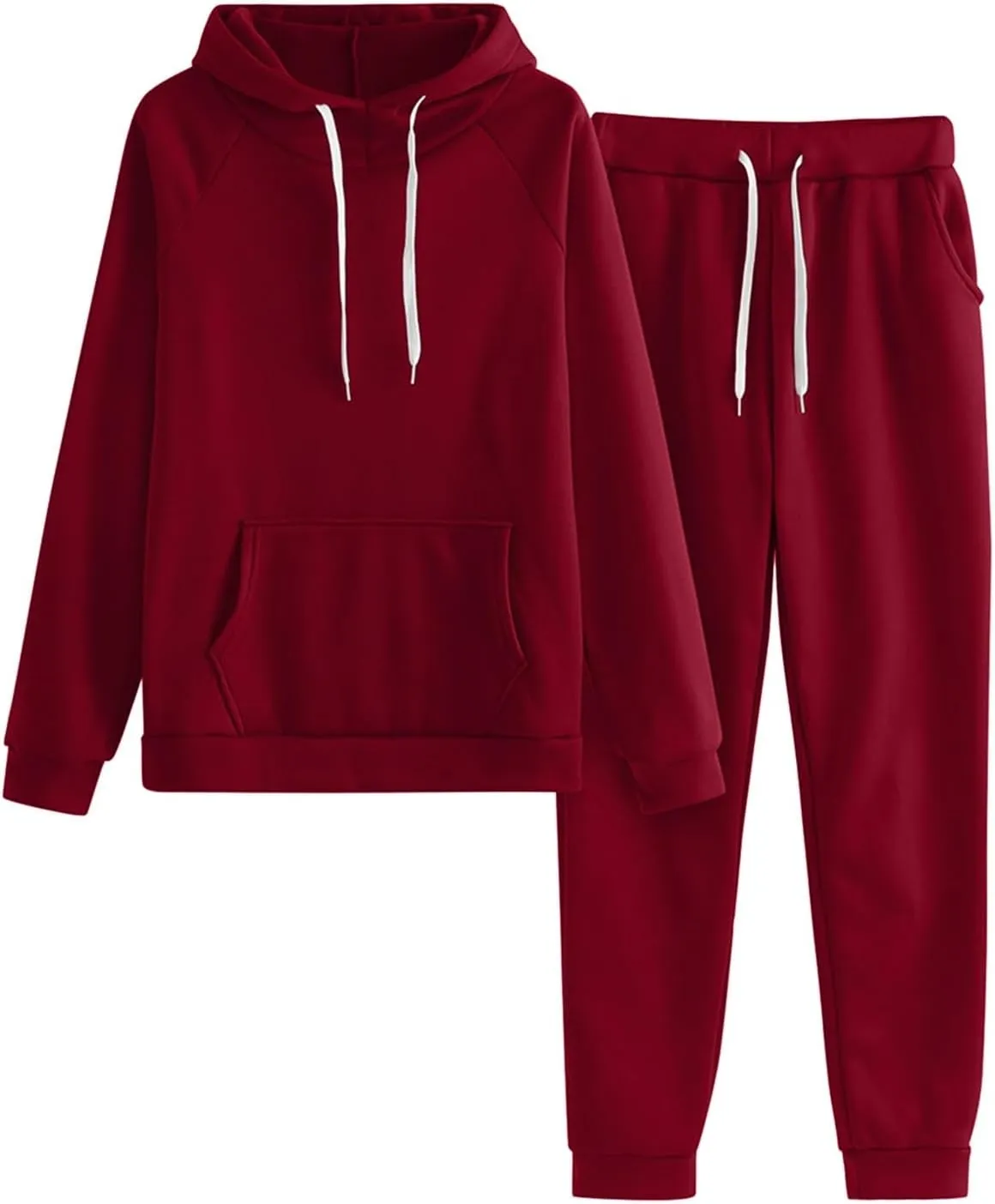 Womens 2 Piece Outfits Long Sleeve Crewneck Graphic Tracksuit Sweatshirt Baggy Fall Fashion Sweatpants Sets