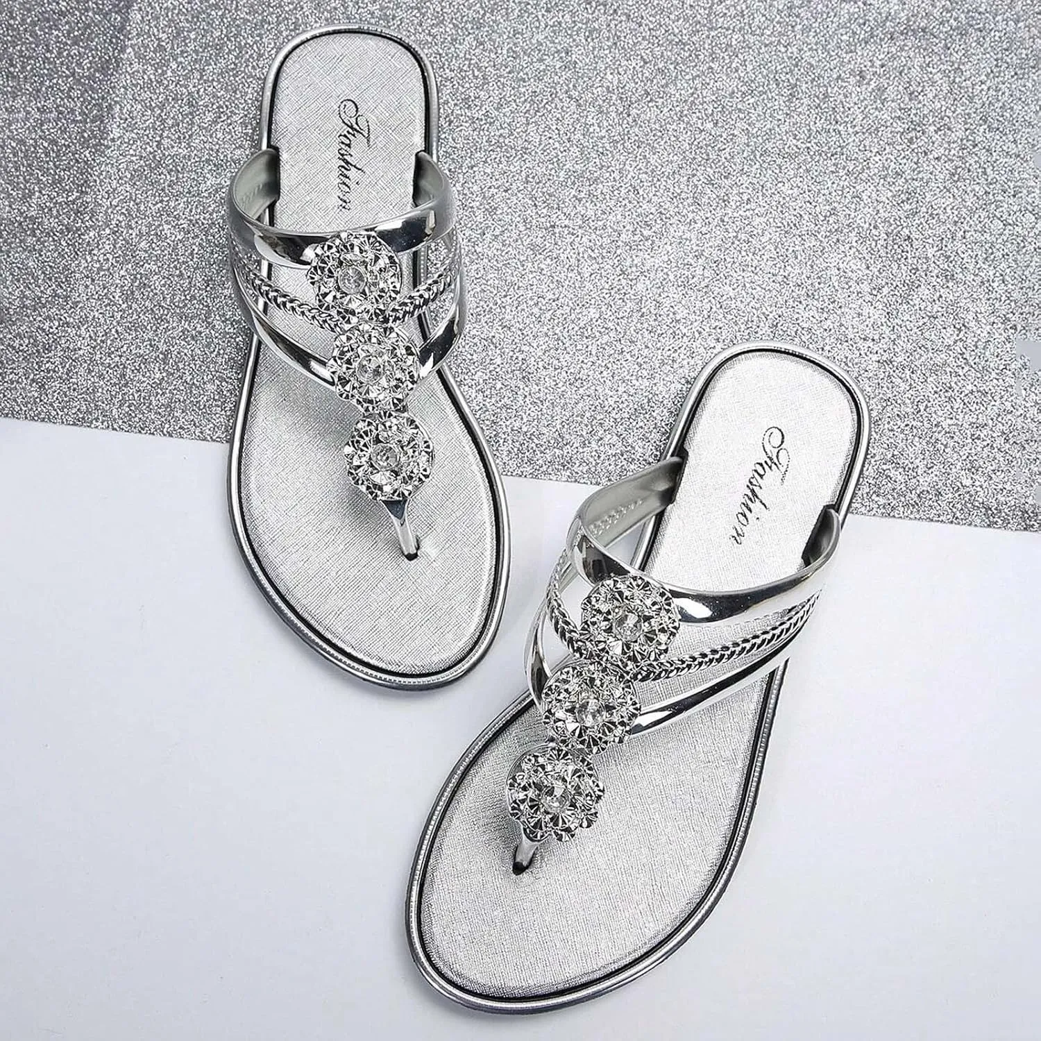 Women's Breathable Beach Flat Sandals Versatile Casual Work Summer Shoes Comfortable Walking Flat Sandals