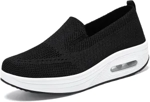 Women's Breathable Orthopedic Air Cushion Sneakers for Comfortable Casual Walking Shoes