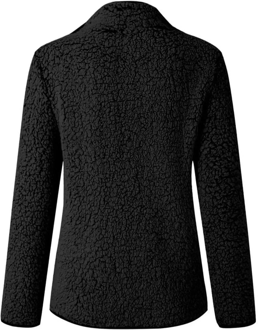 Womens Fuzzy Fleece Lined Jacket Flannel Shirts Cardigan Long Sleeve Zipper Coats Outerwear 2024 Fall Outfits