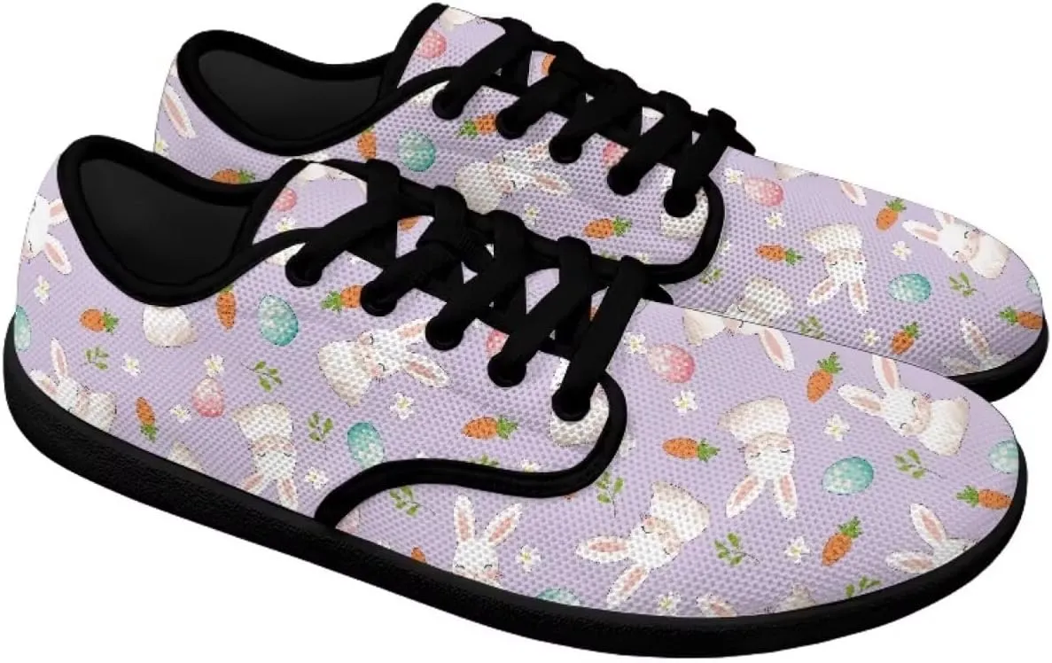Womens Lace Up Walking Shoes Mesh Sneakers Wide Toe Box Barefoot Shoes Flats Shoes Casual Footwear