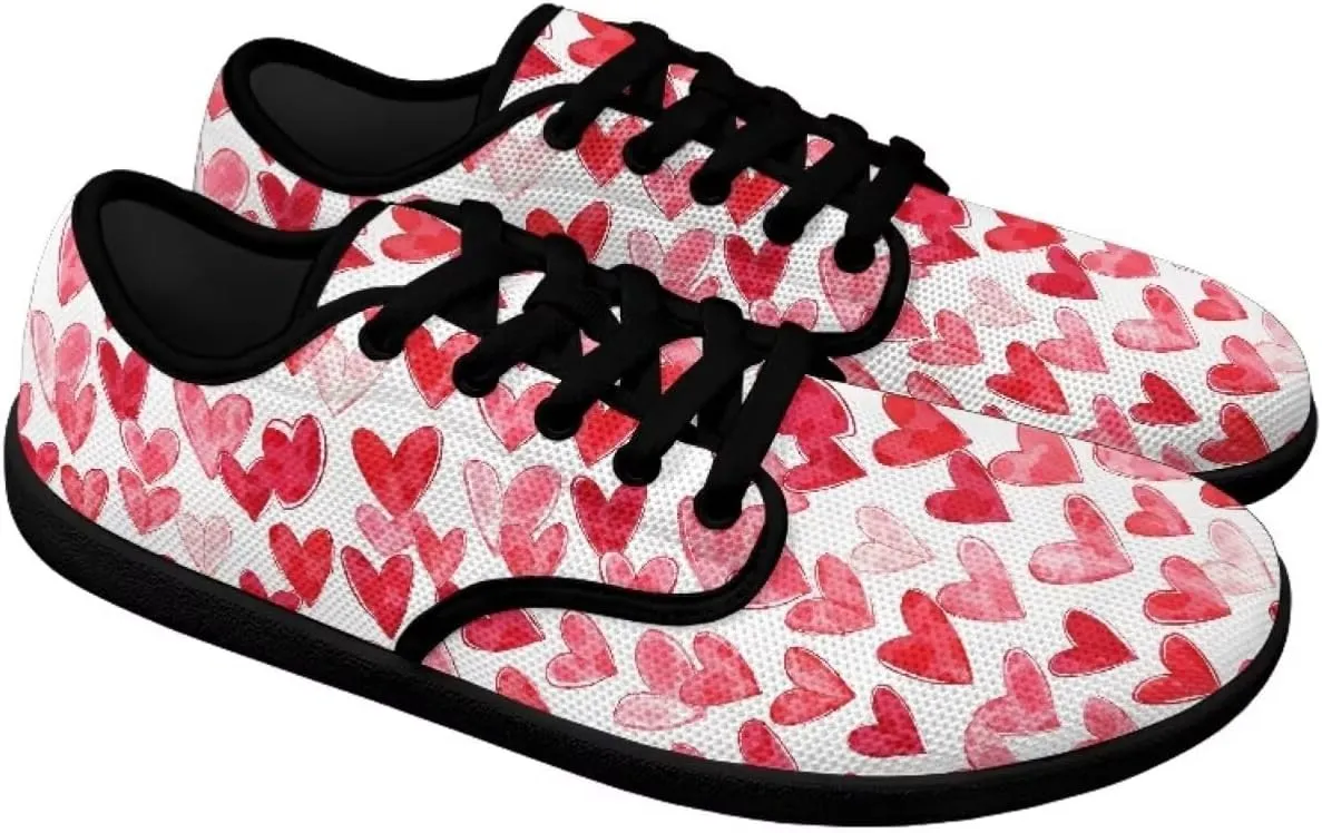 Womens Lace Up Walking Shoes Mesh Sneakers Wide Toe Box Barefoot Shoes Flats Shoes Casual Footwear