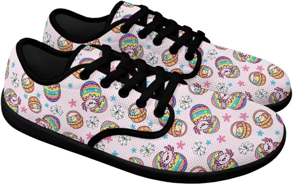 Womens Lace Up Walking Shoes Mesh Sneakers Wide Toe Box Barefoot Shoes Flats Shoes Casual Footwear