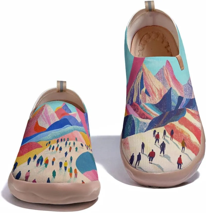 Women's Outdoor Sports Hiking Casual Shoes Travel Shoes Fashion Knitted Multi-Color Series Loafers