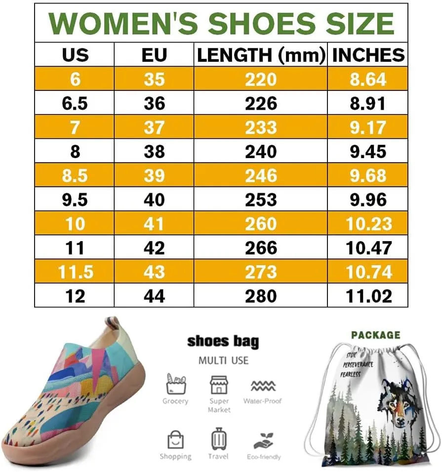 Women's Outdoor Sports Hiking Casual Shoes Travel Shoes Fashion Knitted Multi-Color Series Loafers