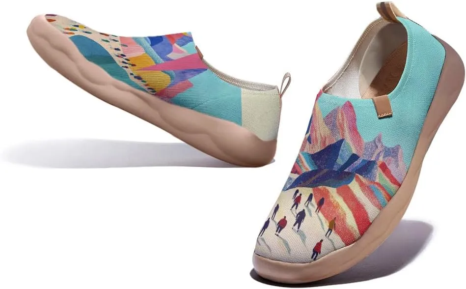 Women's Outdoor Sports Hiking Casual Shoes Travel Shoes Fashion Knitted Multi-Color Series Loafers