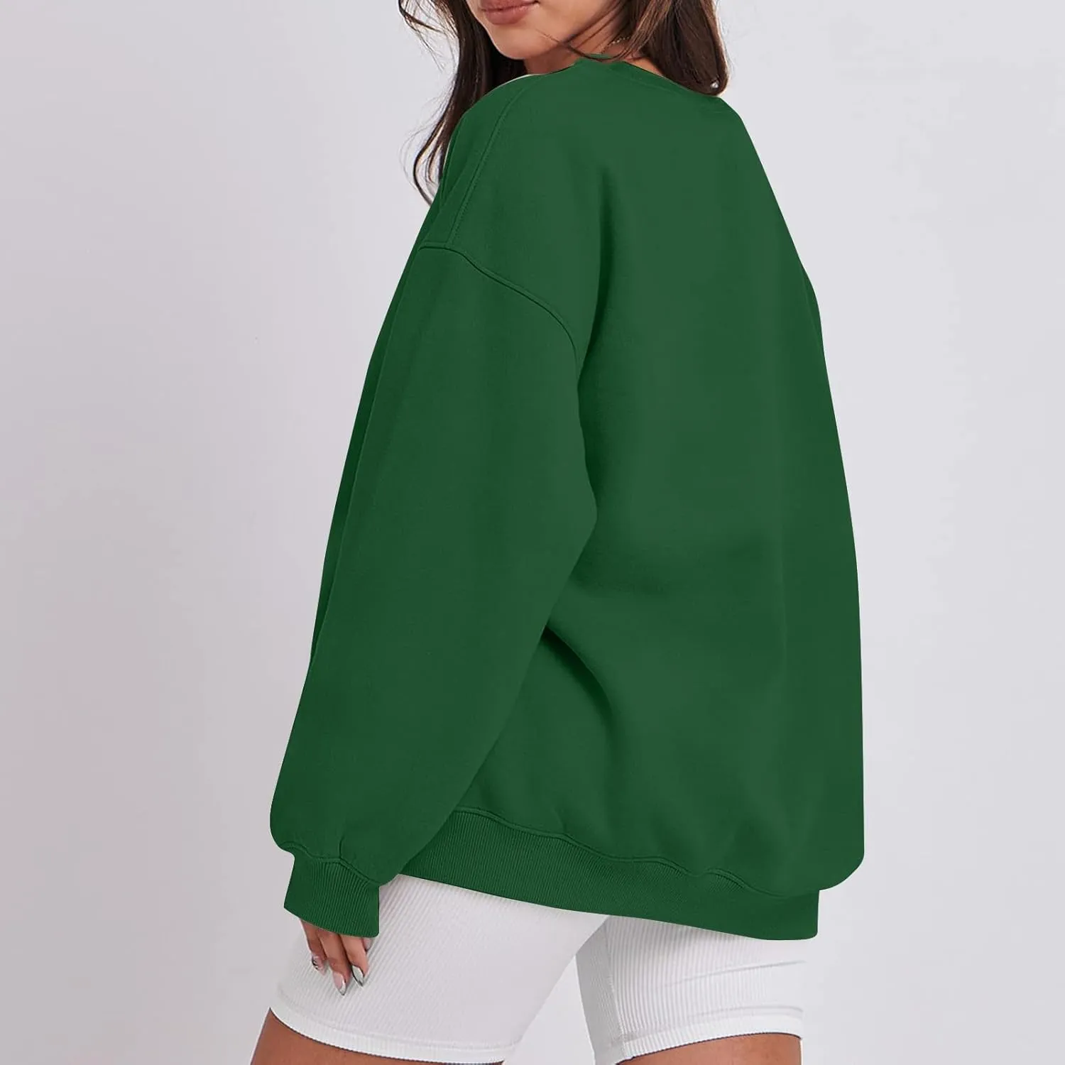 Womens Oversized Sweatshirts Crew Neck Pullover Sweaters Casual Comfy Fall Outfits Clothes 2024