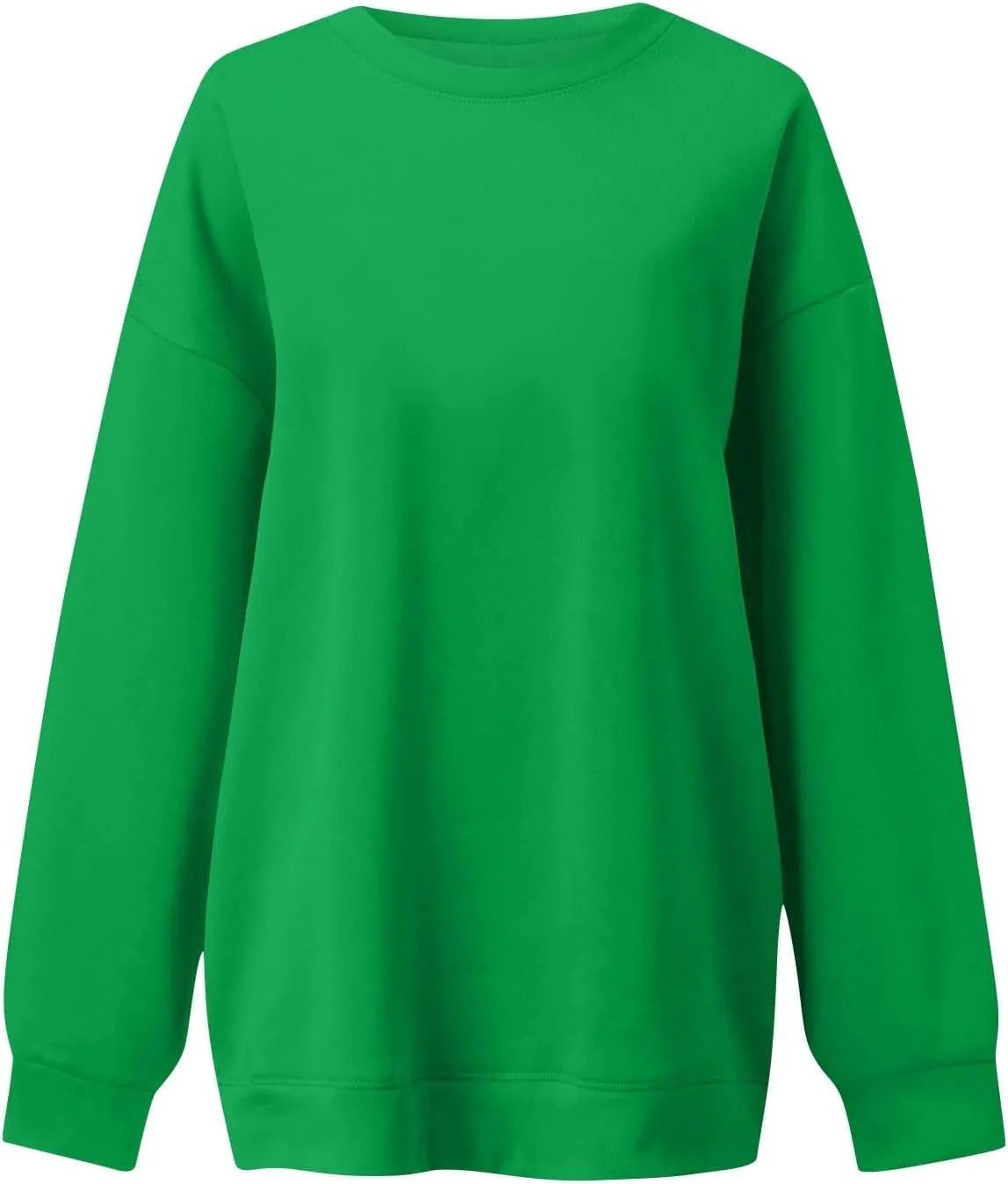 Womens Oversized Sweatshirts Crew Neck Pullover Sweaters Casual Comfy Fall Outfits Clothes 2024