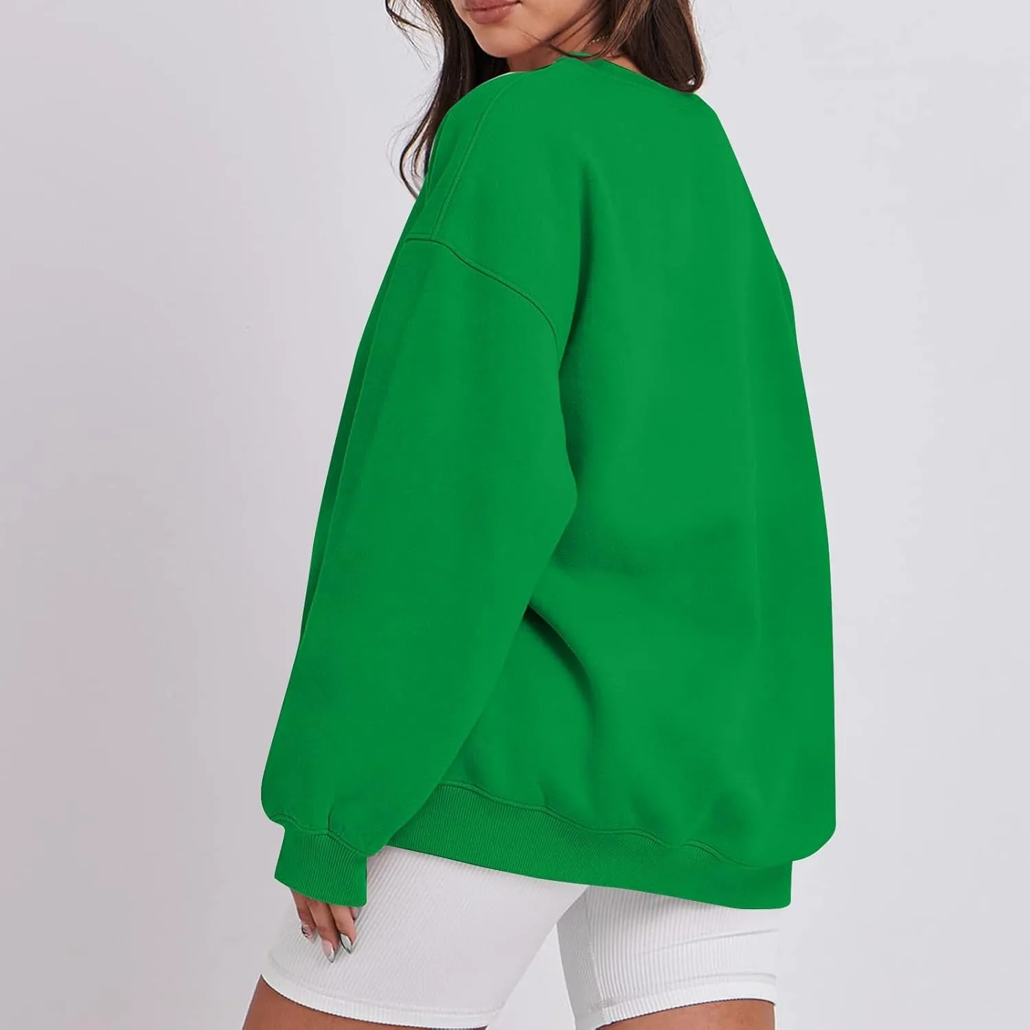 Womens Oversized Sweatshirts Crew Neck Pullover Sweaters Casual Comfy Fall Outfits Clothes 2024