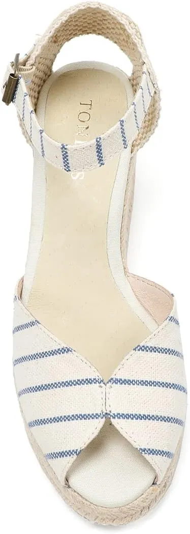 Women??s Platform Wedges Espadrilles, 3" Wedge, Soft Ankle-Tie Strap, Closed Toe, Classic Summer Sandals
