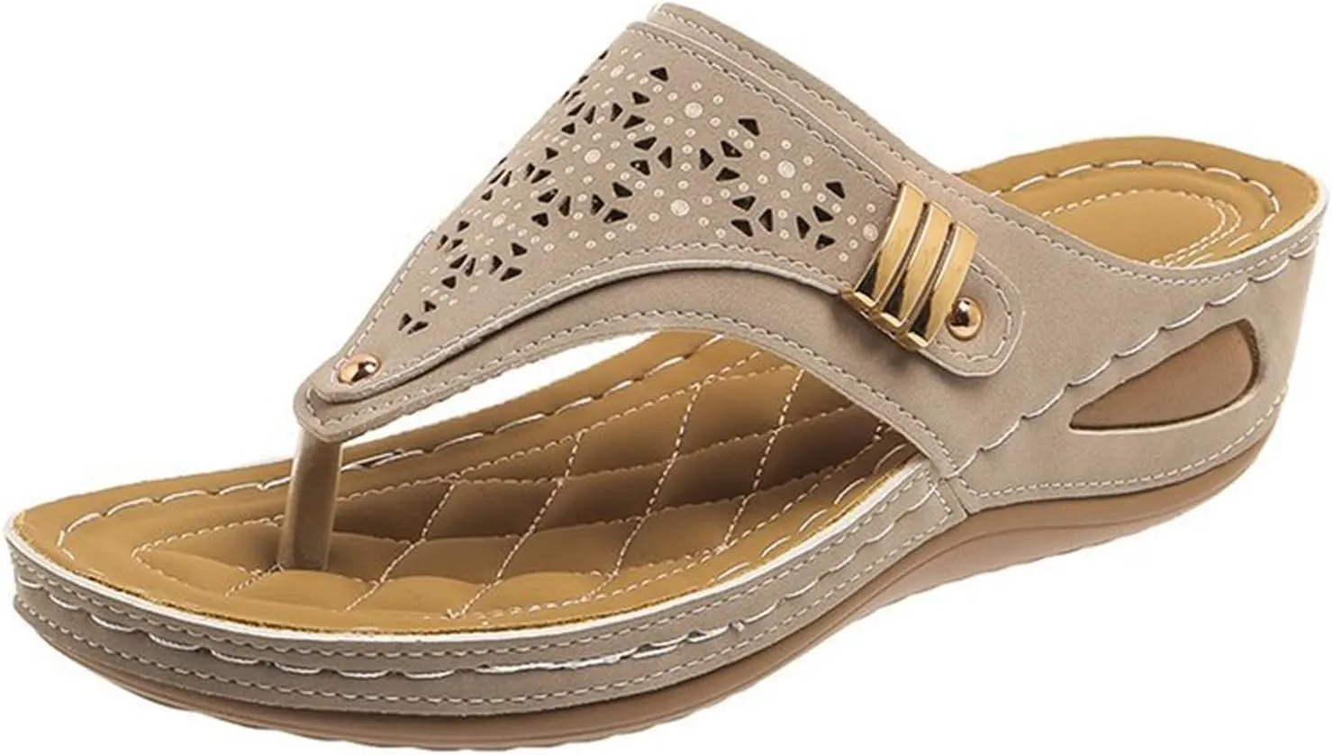 Womens Sandals Comfortable Dressy Arch Support Orthopedic Slides Slippers Summer Beach Orthotic Thong Flip Flops 2025