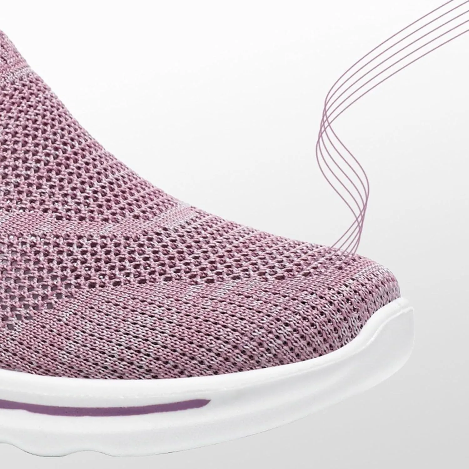 Women's Slip on Walking Shoes Memory Foam Non Slip Comfortable Running Shoes Breathable Gym Workout Shoes Ladies 2024 Fashion Sneakers