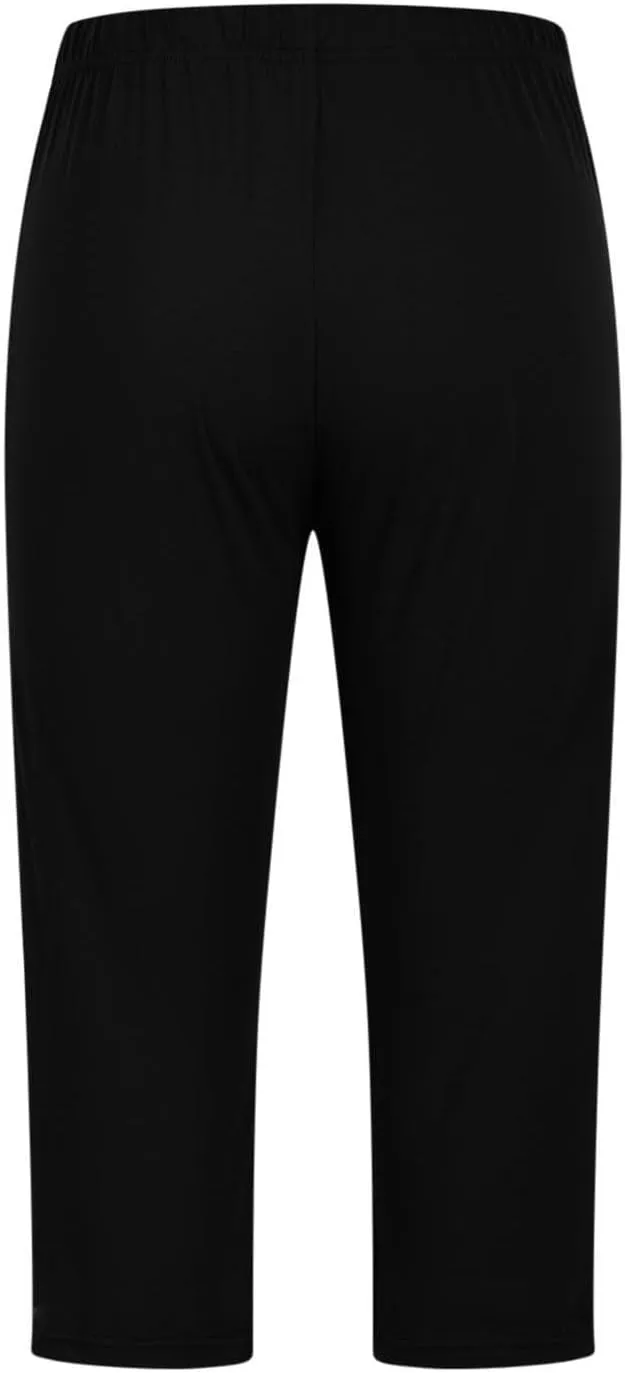 Womens Stretchy Yoga Cropped Leggings Tummy Control High Waisted Gym Athletic Capris Slim Fit Workout Summer Shorts