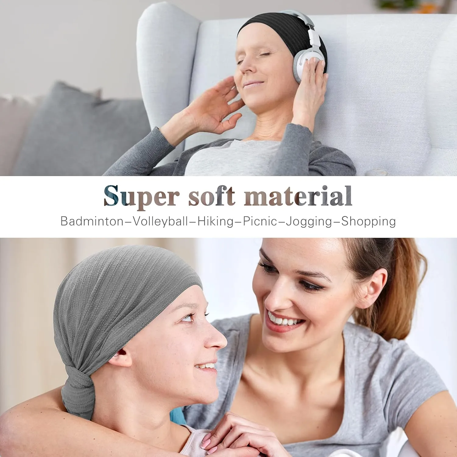 Women's Summer Beanie for Men Hat Boho Hats Adult Dwarf Hats Chemo Cap Cancer Headwear Caps Baggy Skull Sleep Cap Nightcap
