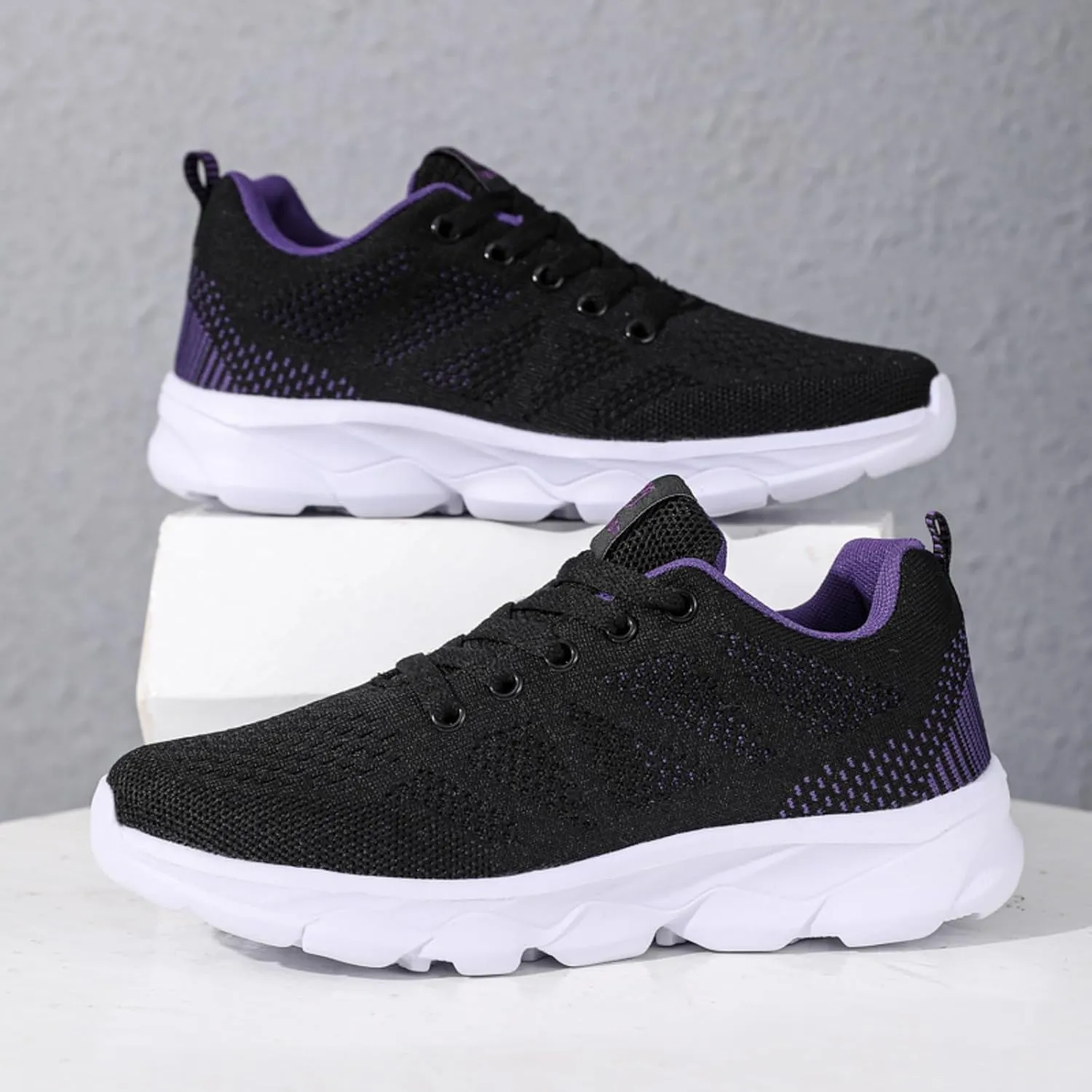 Womens Walking Shoes Slip on Memory Foam Non Slip Running Shoes Wide Width Breathable Gym Workout Shoes Lightweight Sneakers Indoor Outdoor