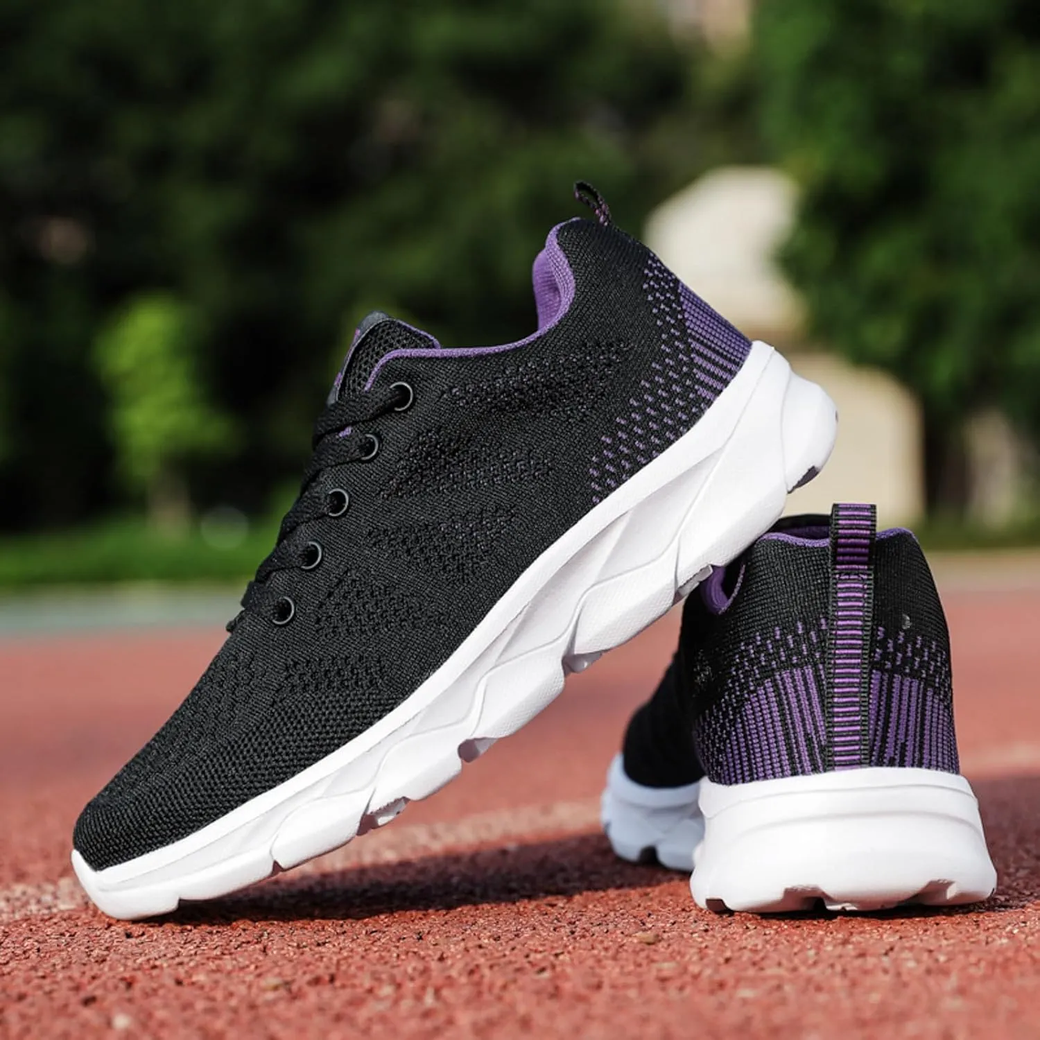 Womens Walking Shoes Slip on Memory Foam Non Slip Running Shoes Wide Width Breathable Gym Workout Shoes Lightweight Sneakers Indoor Outdoor