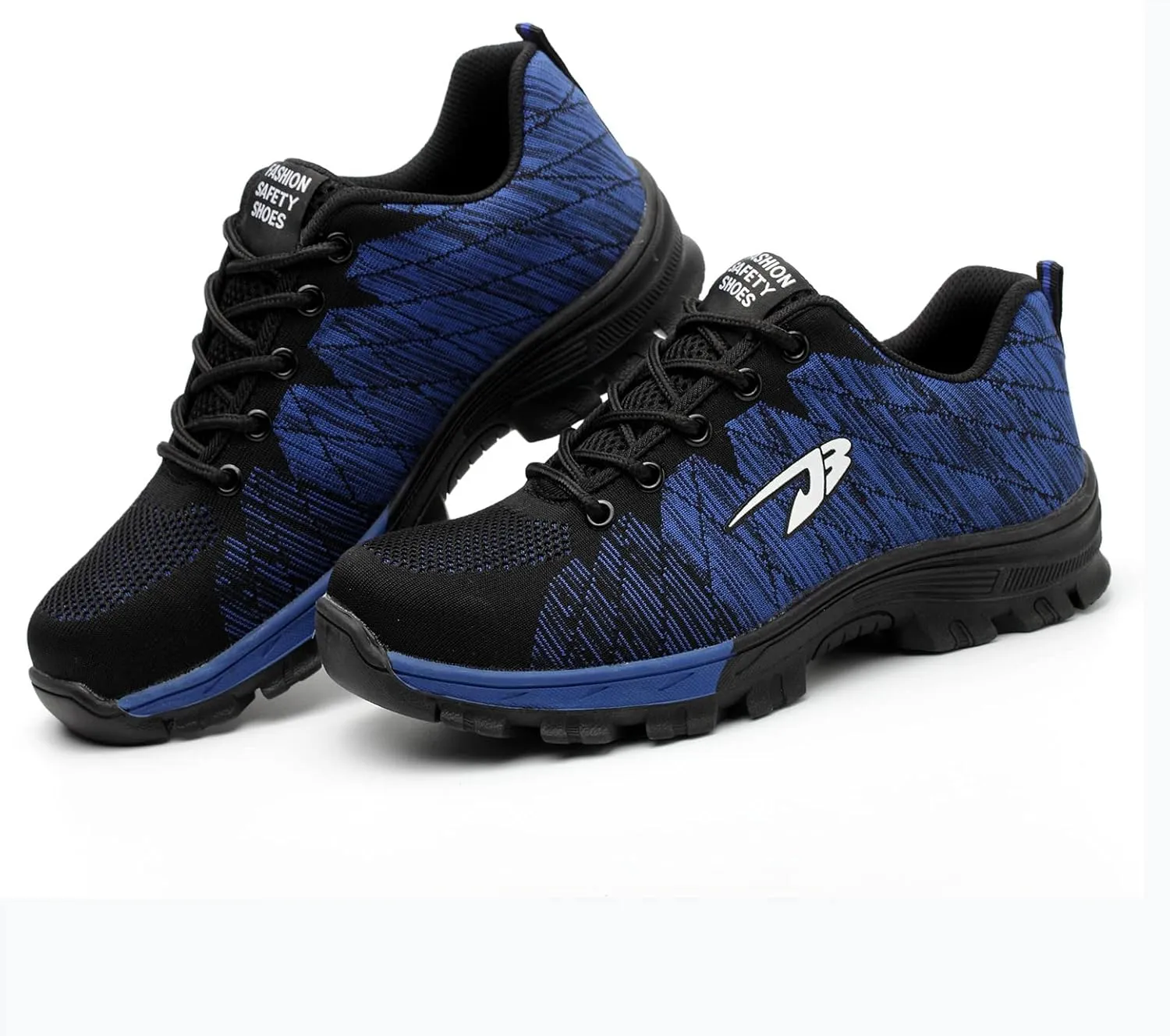 Work Safety Shoes for Men Womens,Lightweight Safety Shoes Slip Resistant Work Sneaker Breathable Puncture Proof Shoes