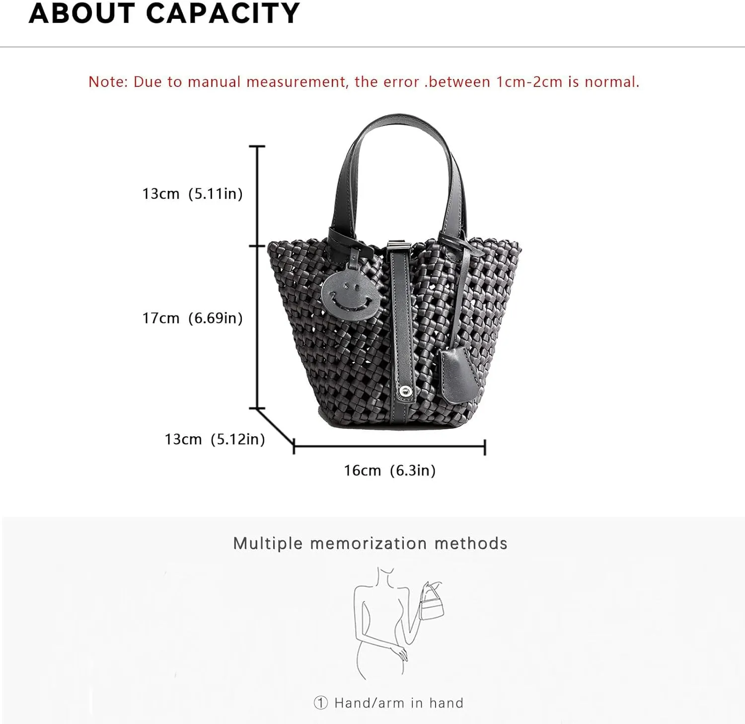 Woven Handbags for Women Top Handle Satchel Handbag Basket Bucket Bag Small Woven Tote Bag Hobo Purses