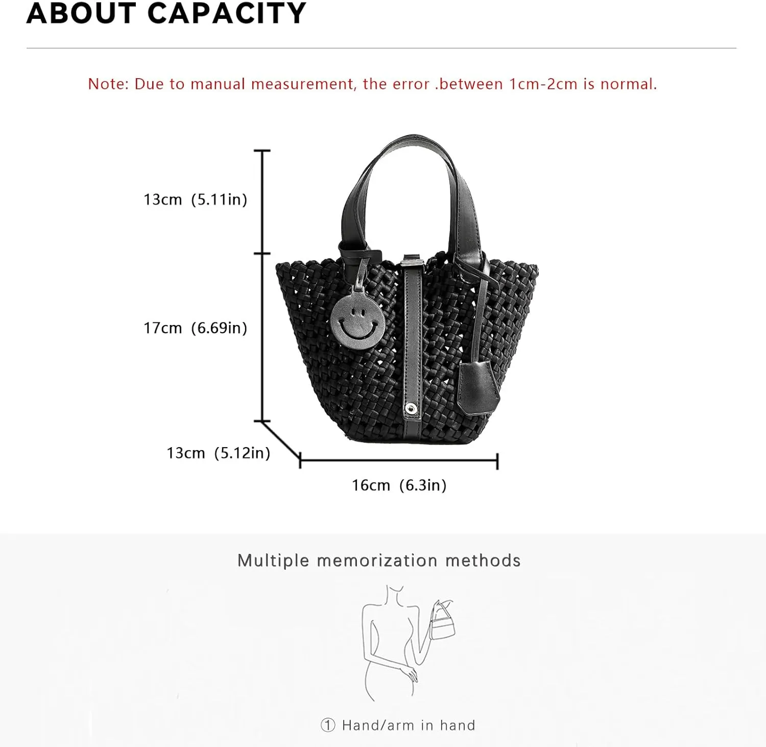 Woven Handbags for Women Top Handle Satchel Handbag Basket Bucket Bag Small Woven Tote Bag Hobo Purses