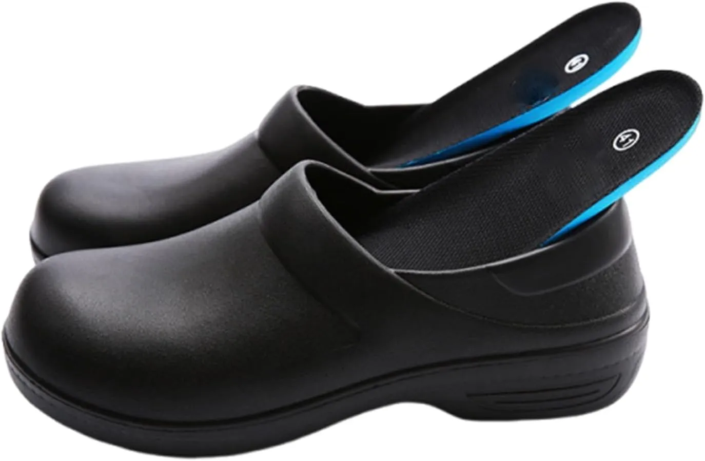Wygwlg Men's EVA Waterproof Anti-Slip Oil Resistant Restaurant Kitchen Chef Shoe, with Cushioned Arch Support Garden Hospital Kitchen Work Shoe, for Chef, Restaurant, Garden