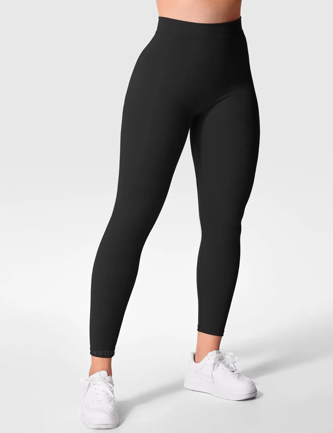 YEOREO Gym Leggings for Women V Back Workout Leggings Scrunch Butt Lifting Leggings for Women High Waist Yoga Pants Daze