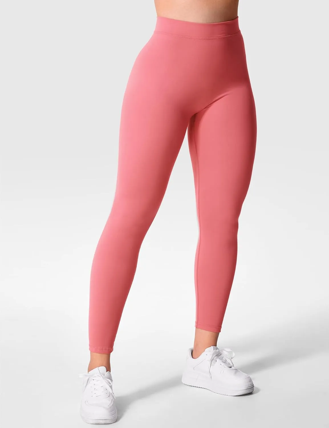 YEOREO Gym Leggings for Women V Back Workout Leggings Scrunch Butt Lifting Leggings for Women High Waist Yoga Pants Daze
