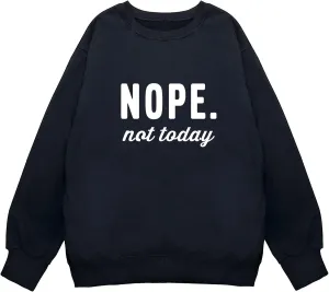 YITAN Women Graphic Cute Sweaters Funny Pullover Teen Girls Sweatshirts