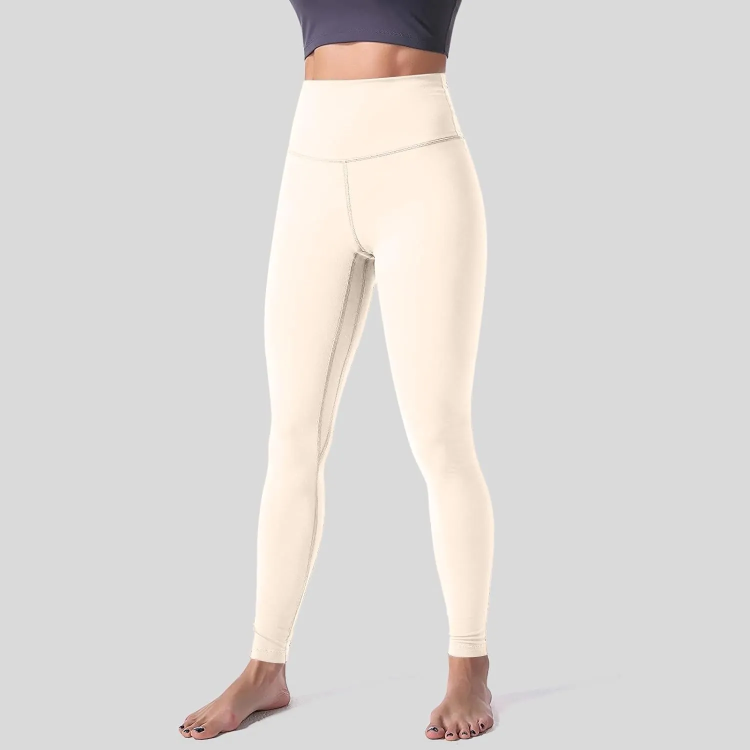Yoga Women Straight Dress Pants with Pockets Tall Petite Regular for Work Business Thick Leggings for Women Plus