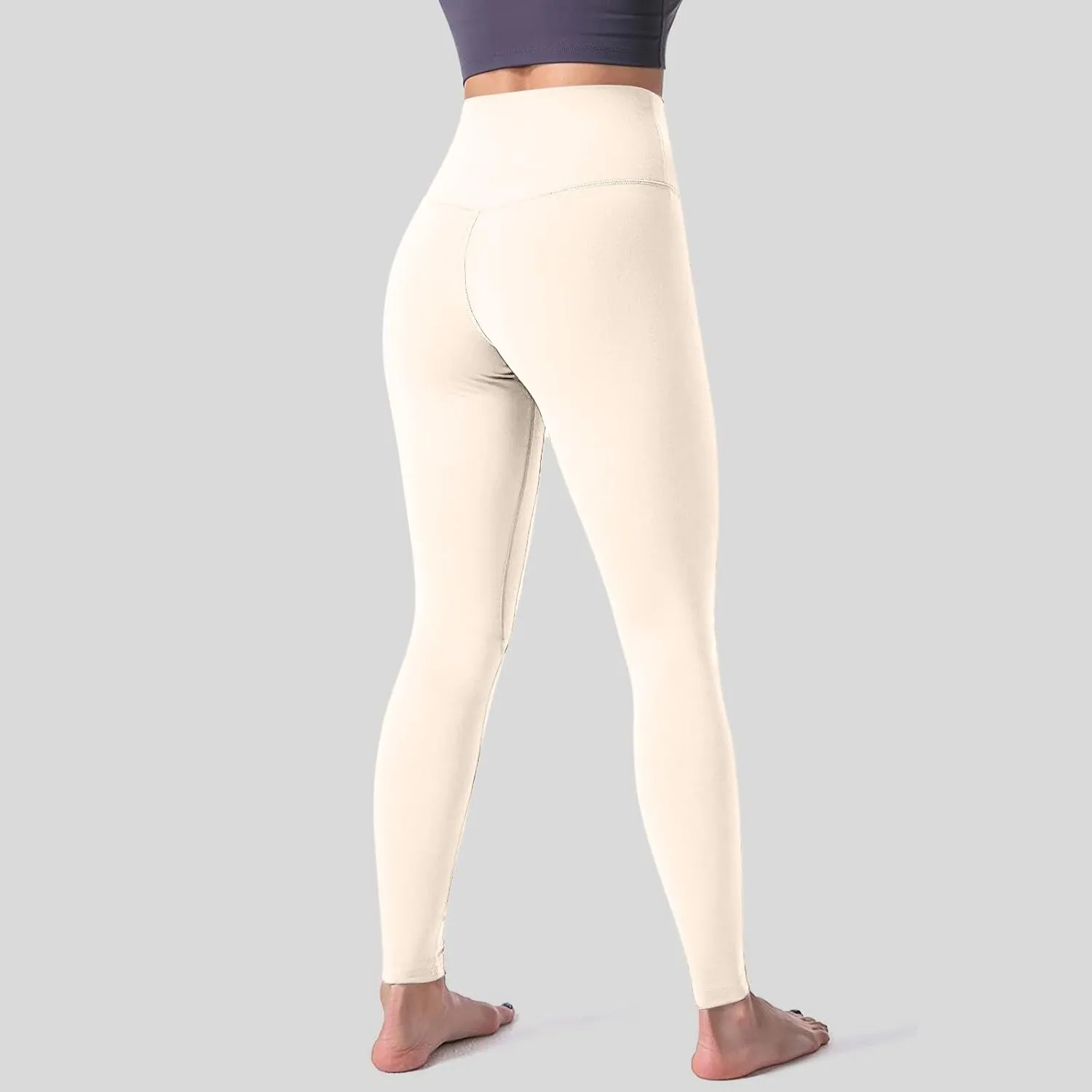 Yoga Women Straight Dress Pants with Pockets Tall Petite Regular for Work Business Thick Leggings for Women Plus
